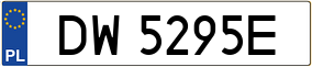Truck License Plate